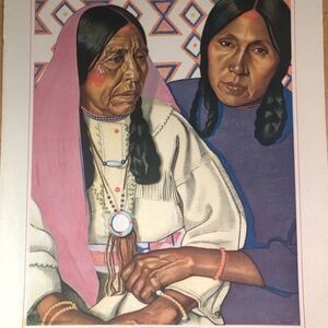 Vintage Winold Reiss Lithograph Print